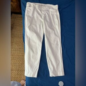 Old Navy Women's Straight Leg White Jeans